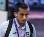 Edwin Rodríguez al momento de la llegada de la H al estadio.