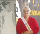 Juana Leticia Cook Pineda fue reina del cincuentenario del instituto José Trinidad Reyes en 1976.