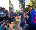 El Barcelona festejó con todo en las calles tras consagrarse campeón de la Liga Española 2025-2026: te compartimos algunas de las mejores imágenes.