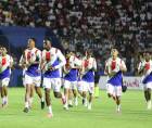 Jugadores del Olimpia instalados en el estadio Nacional.
