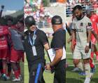 El Olimpia pasó apuros ante el Estrella Roja, pero logró rescatar un valioso empate 2-2 en Danlí. Te compartimso algunas de las imágenes.