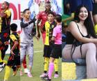 Las imágenes que dejó el triunfo del Real España (2-1) contra el CD Choloma en la quinta jornada del Torneo Apertura 2026 de la Liga Nacional de Honduras.