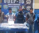 Los tres detenidos fueron presentados en Santa Bárbara Santa Bárbara.
