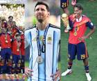 Las imágenes de los festejos de España como campeón del Mundial 2026 y las lágrimas de Lionel Messi por perder el título de la Copa del Mundo. Lamine Yamal se roba el show.