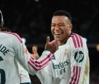Kylian Mbappé celebrando su gol marcado en el clásico.