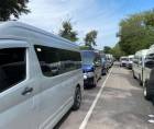 En Villanueva, el transporte público urbano e interurbano suspendió operaciones.