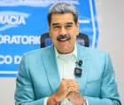 Fotografía cedida por Prensa de Miraflores del presidente de Venezuela, Nicolás Maduro, hablando en un acto de gobierno en Caracas (Venezuela).
