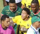 Nixon Cruz venía de ser expulsado en el clásico ante Olimpia y hoy contra Marathón una vez más dejó al Real España con diez.