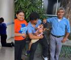 Karla Ramos, German Alexis Maradiaga, Jesús Alexis Maradiaga y Jesús Ramos, regresaron a casa este viernes 19 de junio en Las Casitas, Santa Cruz de Yojoa.
