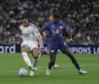 Kylian Mbappé durante el partido contra el RB Leipzig en la tercera jornada de la UEFA Champions League.