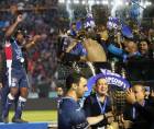 Las imágenes del campeón Motagua festejando con su Copa 20 de la Liga Nacional de Honduras tras vencer a Marathón en los penales en la Gran Final del Torneo Clausura 2026.