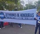 Imagen de archivo de una marcha organizada por la Plataforma Defensores de Honduras.