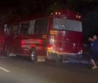 El bus fue atacado cuando circulaba por el sector del bulevar Fuerzas Armadas.
