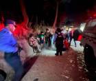 Tras el choque, las pequeñas víctimas fueron trasladadas de urgencia a un centro asistencial cercano.