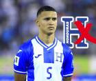 Kervin Arriaga no será convocado a la Selección de Honduras para la fecha FIFA de noviembre.