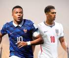 Mbappé por Francia y Bellingham de Inglaterra, figuras de ambas selecciones que se verán las caras.