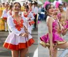 Con sus vistosos trajes y coordinadas coreografías, bellas palillonas pusieron color y ritmo a los desfiles 2026 por los 205 años de Independencia de Honduras.