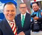 Fotografías del caricaturista de LA PRENSA, Darío Banegas, periodista Alex Cáceres, de HCH y el fotógrafo, Alex Pérez de LA PRENSA/EL HERALDO.