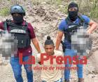 Eduin Eraldo Palma Banegas, de 29 años de edad, detenido en Marale, Francisco Morazán.