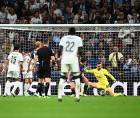 Momento del gol de Bernardo Silva en el partido contra el RB Leipzig en la tercera jornada de la UEFA Champions League.