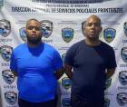 Daniel Fernando Quiñónez Martínez y Sucre Quiñónez Martínez, los dos sospechosos detenidos.