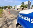 Escena del accidente de tránsito que dejó como resultado a una persona sin vida en Cieneguita, Puerto Cortés.
