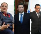 Ellos son los tres funcionarios destituidos de sus cargos por el presidente Nasry Asfura.