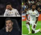 Las imágenes que dejó la derrota del Real Madrid 1-2 contra el Manchester City en la sexta jornada de la fase liga de la Champions League. Rostros de frustración y preocupación en el equipo de Xabi Alonso.
