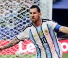 El festejo de Leo Messi tras su golazo en el Argentina vs Cabo Verde por los 16avos de final del Mundial 2026.