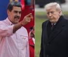 Combo de fotografías que muestra al presidente de Venezuela, Nicolás Maduro (i), y al presidente de Estados Unidos, Donald Trump.