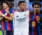 Así marcha la tabla de goleadores de la Liga Española 2026-2027 con dobletes de Raphinha y Lamine Yamal que presionan a Kylian Mbappé.