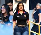 Las hermosas chicas que robaron suspiros en la previa del clásico Real España vs Olimpia en el Morazán.