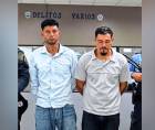Dos de los tres supuestos miembros de la organización delictiva.
