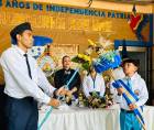 Traspaso de la Flama de La Paz en el centro educativo Hogar San José.