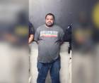 Fotografía de Ceballos tras su detención en Tegucigalpa.