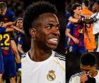 Las imágenes más curiosas que dejó el clásico entre Barcelona y Real Madrid donde los culés se proclamaron campeones.