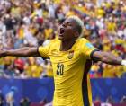 Nilson Ángulo celebró con euforia su golazo marcado en el Ecuador vs Alemania en el Mundial 2026.