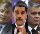 Rafael Correa, Nicolás Maduro y Vladimir Padrino, tres de los grandes perdedores de la izquierda internacional de las elecciones en Honduras.