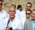 El presidente Nasry Asfura, durante los actos conmemorativos por los 1,600 años de la llegada de la dinastía Maya fundadora de Copán.