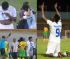 En imágenes el triunfo de Honduras por 0-1 contra Jamaica en la Concacaf Nations League con gol de Keyrol Figueroa, una victoria que se convierte en la primera en la historia catracha en Kingston.