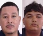 Eli Nahúm Guerra y Jeffry Guardado Herrera, sospechosos de haber participado en el enfrentamiento en que murieron cinco agentes de la Dipampco en Corinto, Omoa, Cortés.