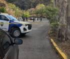 Tras el doble homicidio, agentes de la Policía Nacional se desplazaron a la zona para acordonar la escena.