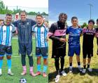 Futbolistas activos y otros retirados de la Liga Nacional de Honduras participaron en un torneo de fútbol burocrático en Estados Unidos.