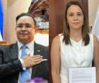 Aixa Gabriela Zelaya y Eduardo Enrique Fuentes asumen como consejeros interinos en el CNE tras licencias de Ana Paola Hall y Cossette López.