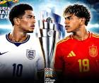 Jude Bellingham y Lamine Yamal se ven las caras hoy en el Inglaterra vs España por Nations League.