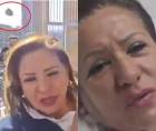 Momento cuando lanzan un artefacto explosivo contra Gladis Aurora López, diputada nacionalista de Honduras.
