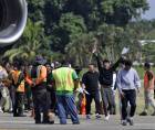 Estados Unidos deportó hondureños en aviones militares.