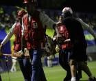 Chirinos salió lesionado en el duelo entre el Olimpia y Olancho en el Juan Ramón Brevé.