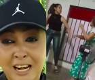 Imagenes del video viralizado donde Yanira Cruz agrede a su madre.