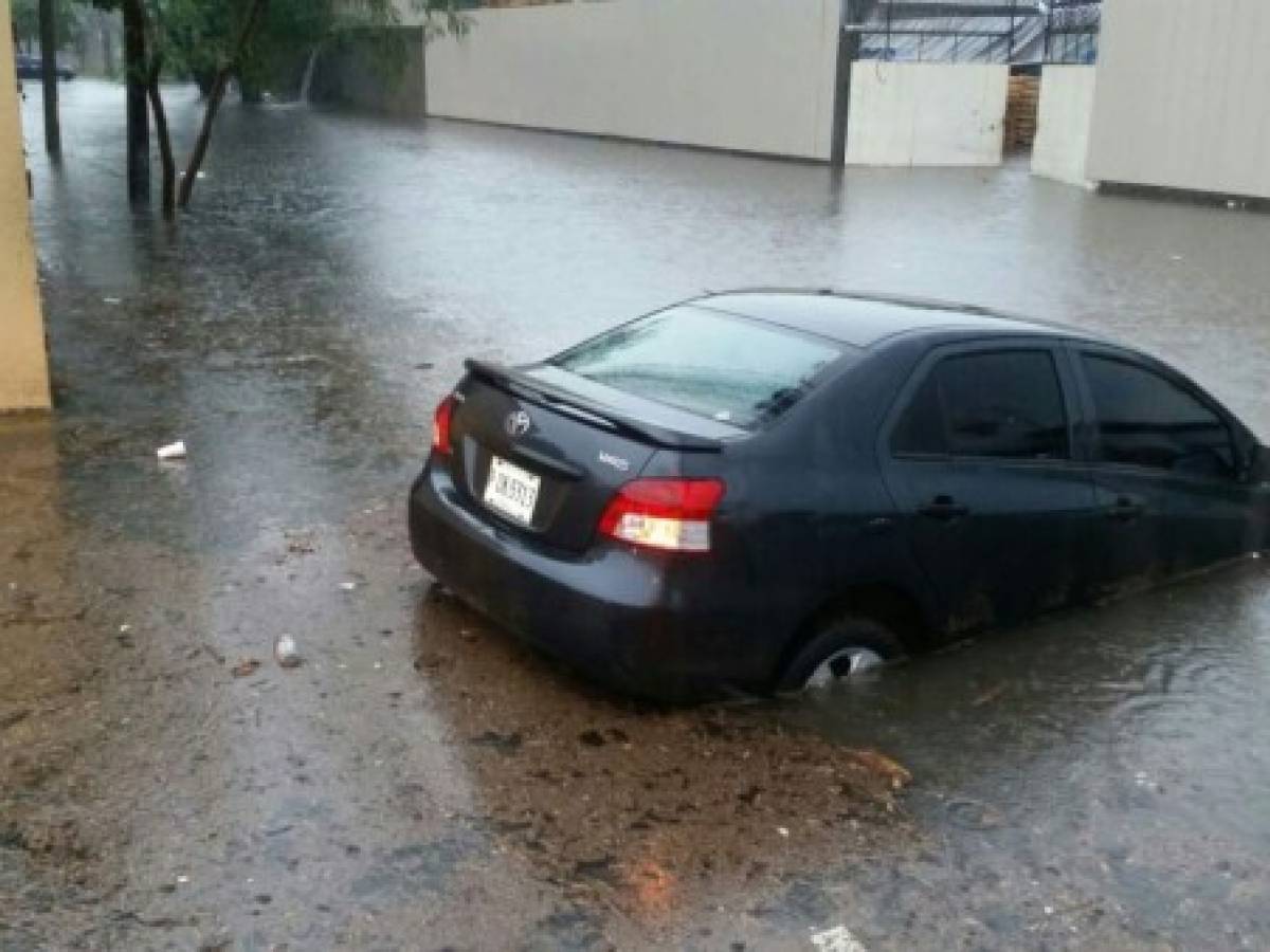 Ya se reportan las primeras inundaciones en San Pedro Sula